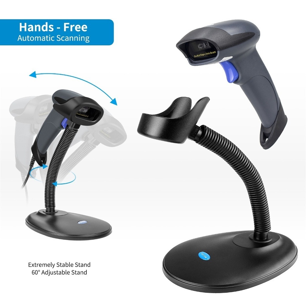 Lector De Código De Barras 1D Con Brazo Ajustable USB
