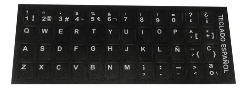 Sticker teclado español adhesivo