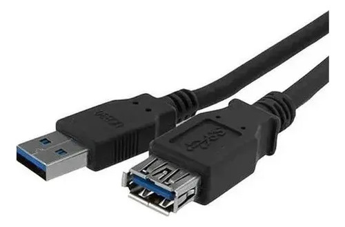 Cable USB-A A USB-A 3m Negro