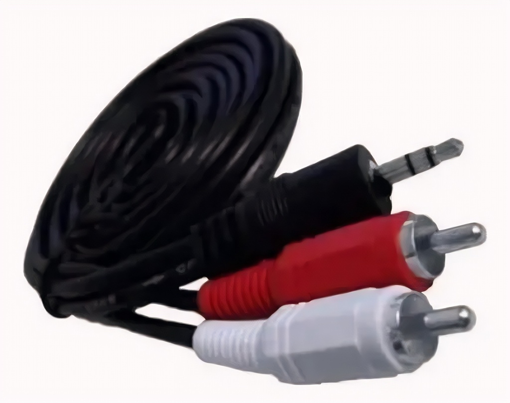 Cable Audio Conector (3.5mm) Extremos (M/M) Longitud (1.8m)