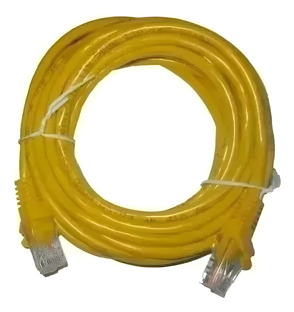 Patch Cord Interior Cat5e 5m Utp Amarillo
