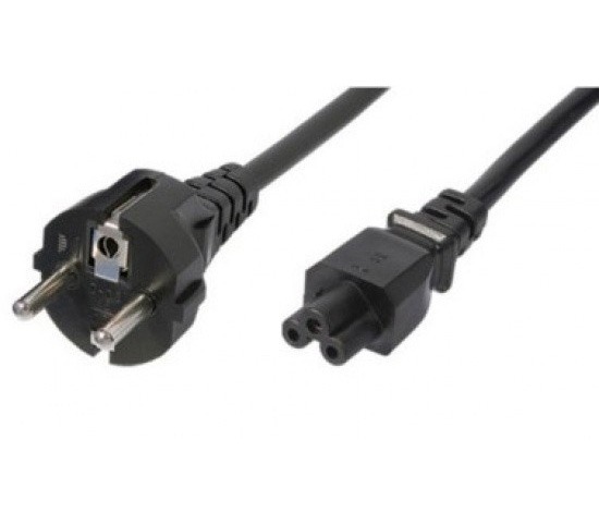 Cable De Poder 1.5m Negro Tipo Mickey 1,5 m