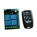 Kit Receptor Y Control Remoto 4 Canales