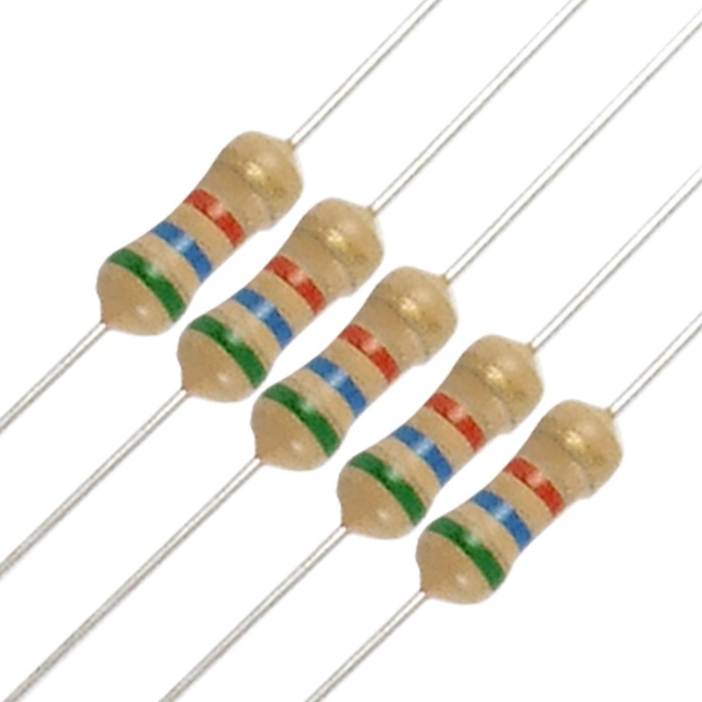 RESISTENCIAS 5.6K 1/4W - 10 UNIDADES
