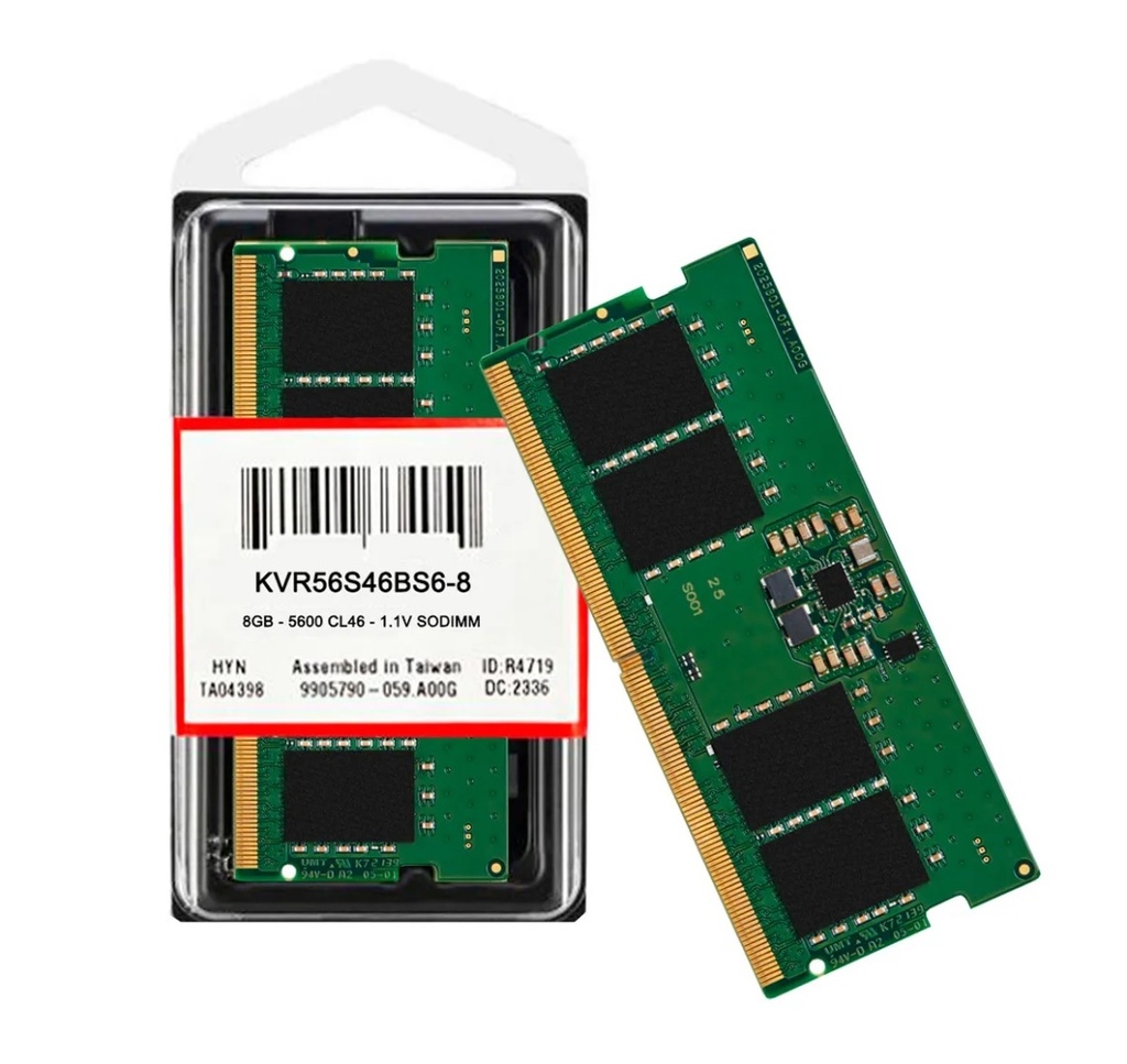 Memoria Kingston ValueRam DDR5 8GB 5600MHz sodimm