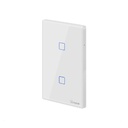 SONOFF PLAQUETA DE PARED TOUCH WIFI 2 MODULOS