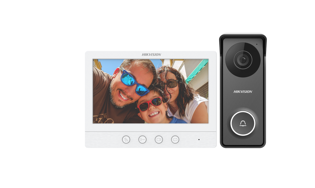 Kit De Videoportero Hikvision Interior Y Exterior