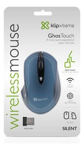 Ratón Inalámbrico 2.4 GHz Azul