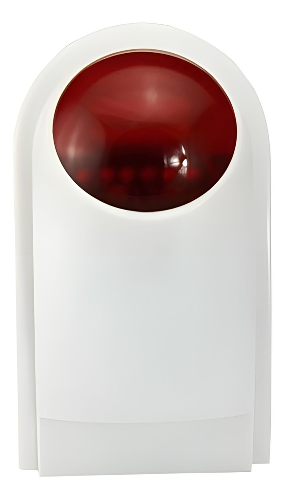 Sirena Intrusión Inalámbrica Exterior 110dB IP65
