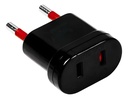 Adaptador Ficha S/T Macho A Ficha S/T Americana Hembra
