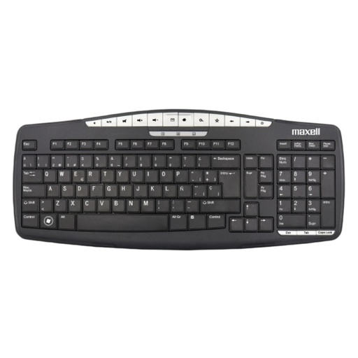 Teclado Español USB Negro Sin Iluminación