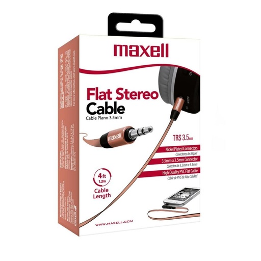 Cable Audio 3.5mm Macho-Macho 1.2m Rosado