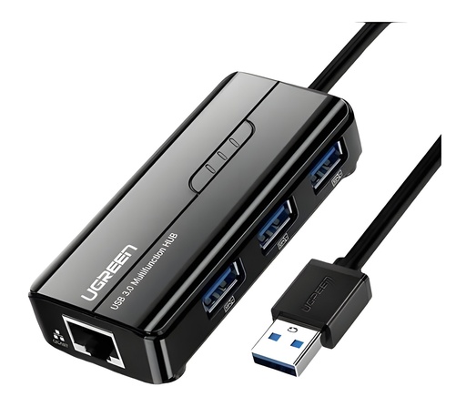Hub USB 3 Puertos USB 3.0 Con Adaptador Ethernet