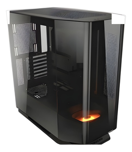 Gabinete PC Mid-Tower Atx Negro Con Iluminación Rgb