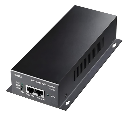 Inyector PoE 90W 1 Puerto Gigabit