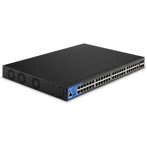 Switch No Administrable 48 Puertos Gigabit 4 Uplinks Sfp+ 10Gbps PoE+ 740W