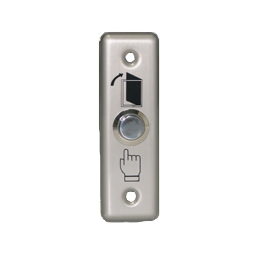 Botón De Salida Mecánico Metálico Exterior 86mm Iluminado