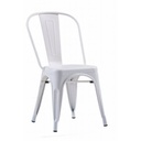 Silla De Oficina Acero Galvanizado Blanco