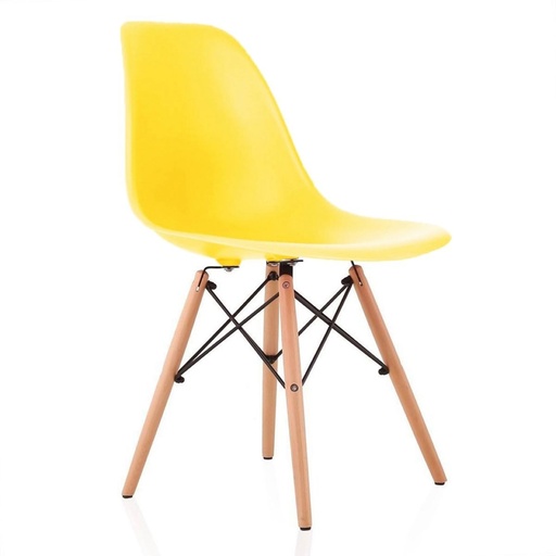 Silla De Oficina Polipropileno Amarillo