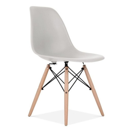 Silla De Oficina Polipropileno Gris