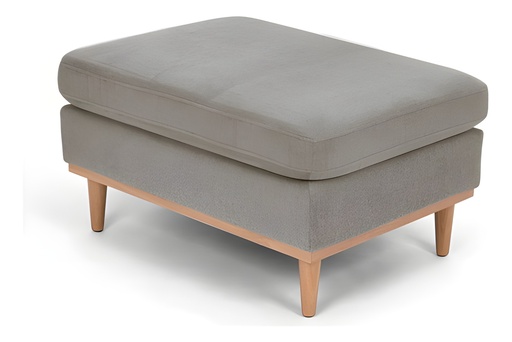 Isla De Pie De Cama Beige 63x83cm Tapizada Tejido Sintético