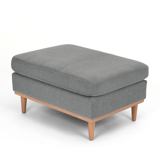 Isla De Pie De Cama Gris 63x83cm Tapizado Tejido Sintético