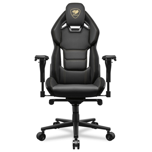 Silla Gamer Negro Cuero Sintético 136Kg