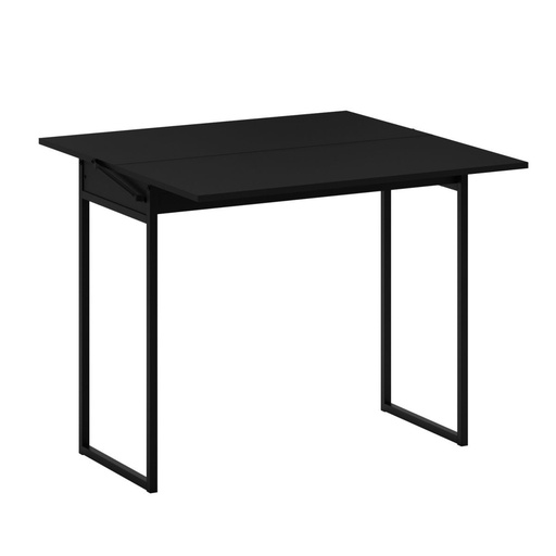 Mesa Plegable Negro Acero/MDP