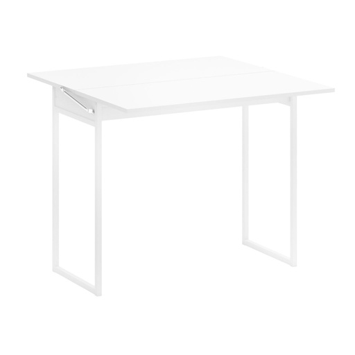 Mesa Plegable Blanco/Cromo Acero/MDP 92x44.5cm