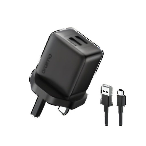 Cargador De Pared Dual USB 12W Con Carga Rápida