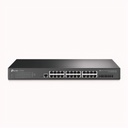 Switch Administrable 24 Puertos Gigabit 10Gbps 4 Uplinks PoE Potencia Poew