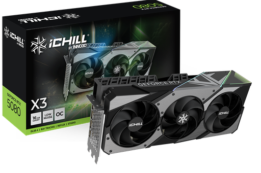 Tarjeta De Video Nvidia Geforce Rtx 5080 Ichill X3 V2 16GB Gddr7
