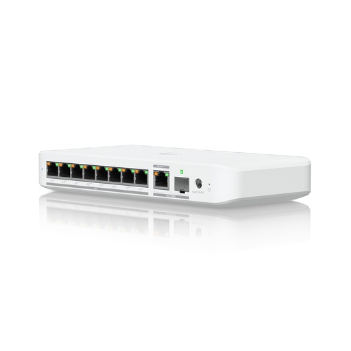 Switch No Administrable 8 Puertos 2.5 Gbe 1 Uplinks 10 Gbe Poe++