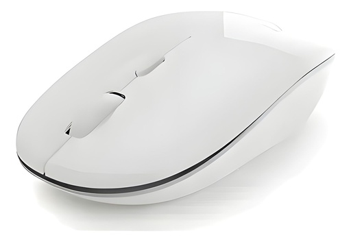 Mouse Inalámbrico 1600dpi 4 Botones Blanco