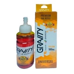 Botella De Tinta Amarillo 100ml