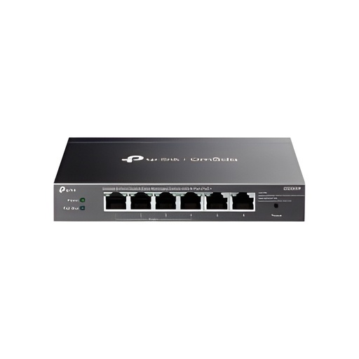 Switch Administrable 2 Capa 6 Puertos Gigabit PoE+ 65W