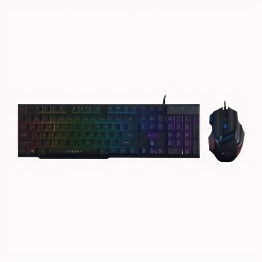 Kit De Teclado Y Mouse Cableado Gamer