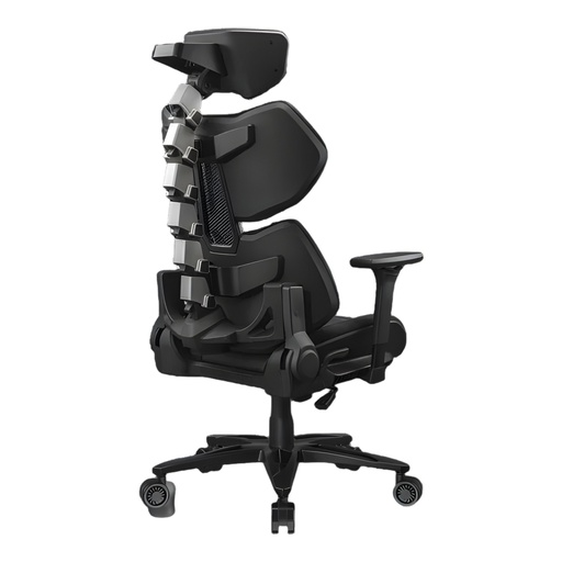 Silla Gamer Negro/Gris Polipiel Reposabrazos 3D Reclinable 130kg