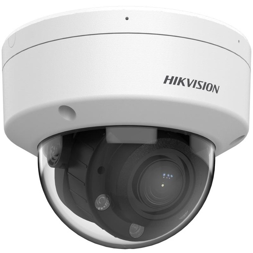 Cámara Domo Varifocal IP 2MP Exterior 2.8-12mm Luz Híbrida 30m Audio