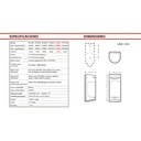 Barrera Infrarroja Cableado Doble Haces 80M