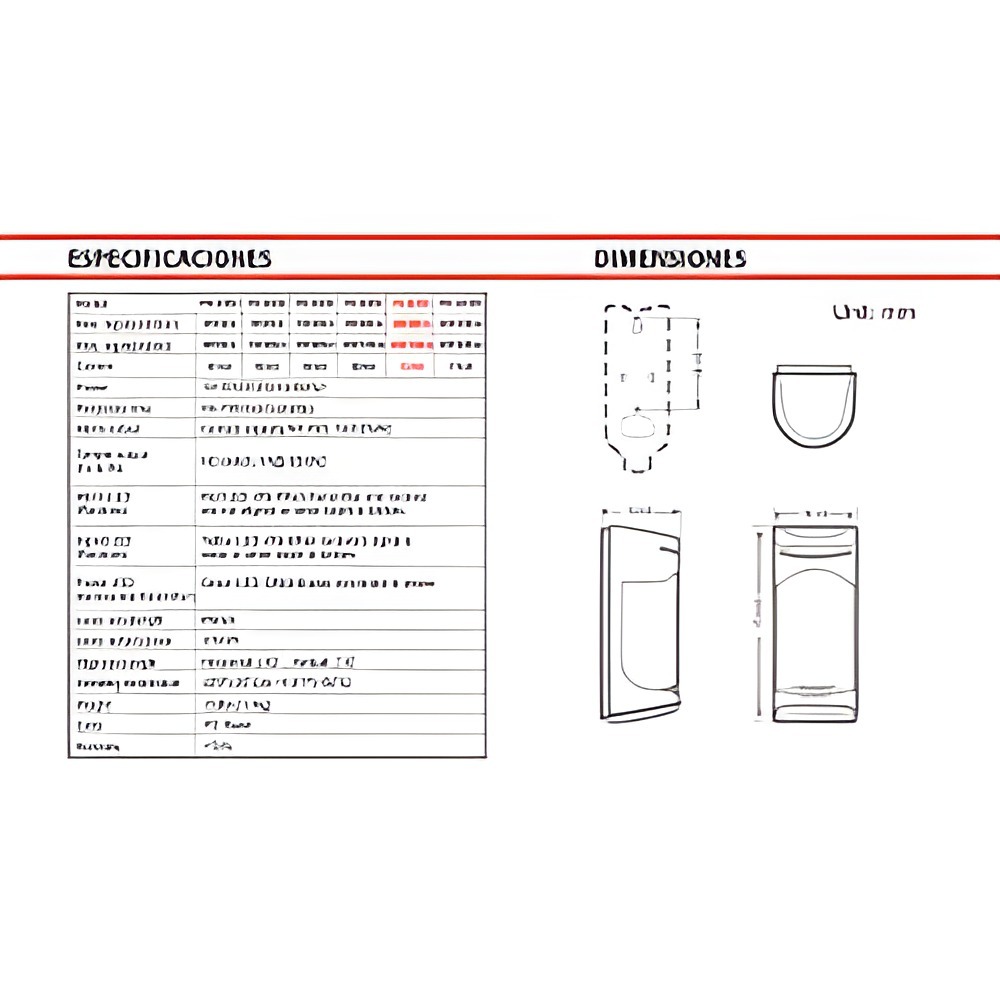Barrera Infrarroja Cableado Doble Haces 80M