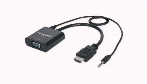 Adaptador De Video VGA Macho A HDMI Hembra Audio