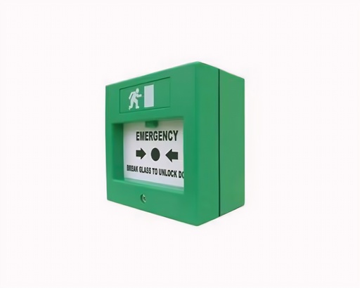 Pulsador Manual Cableado Verde