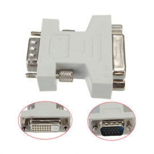 Adaptador De Video Dvi-D Macho A VGA Hembra