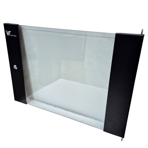 Accesorio De Rack Puerta Vidrio 9U Negro