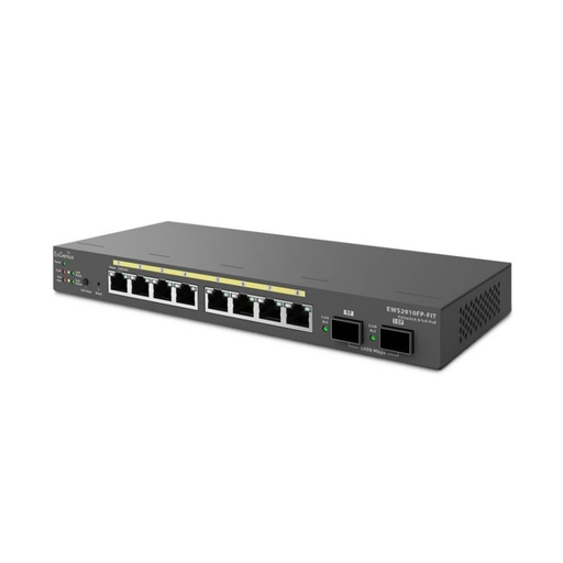 Switch No Administrable 8 Puertos Gigabit PoE+ 110W 2 Uplinks Sfp