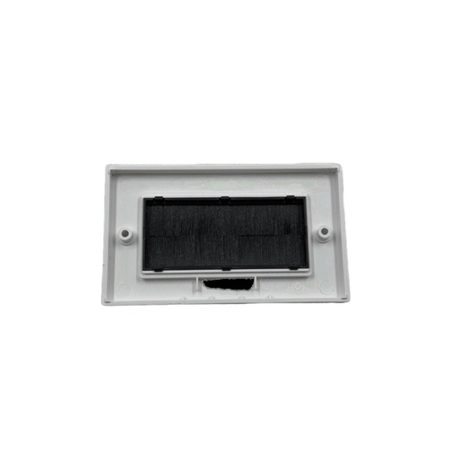 Accesorio De Rack Frente 86x146 Blanco Con Cepillo Negro