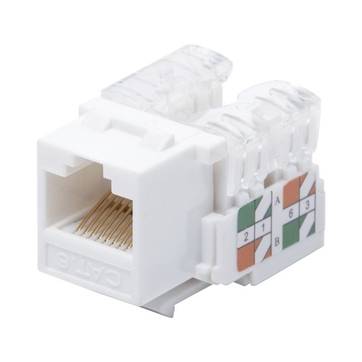 Cable Utp Cat6 Interior Jack Blanco Con Terminación