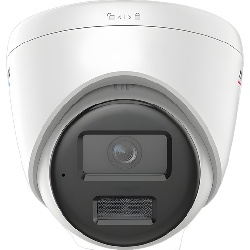 Cámara Torreta IP Mini Domo 4MP Exterior 2.8mm Híbrida 30m Audio Bidireccional AcuSense