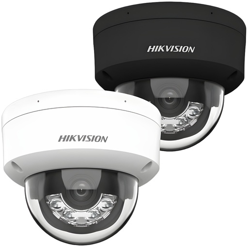 Cámara Domo IP 4MP Exterior 2.8mm Híbrida 30m Audio AcuSense